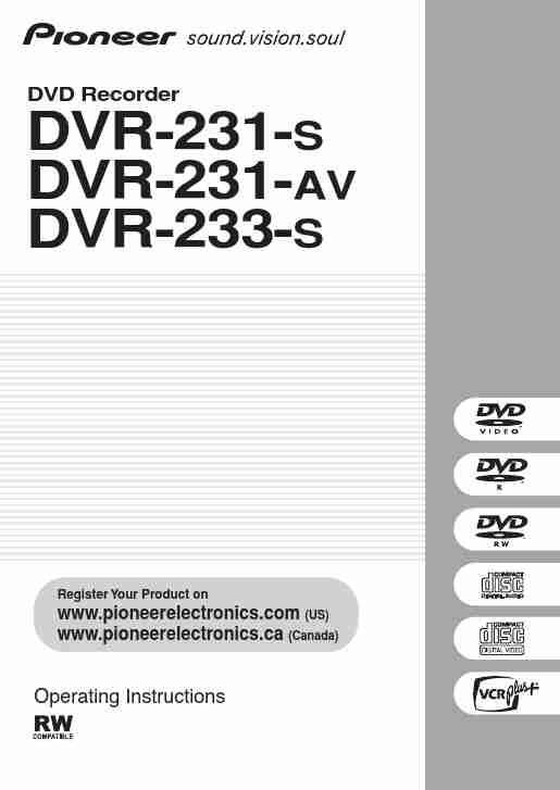 Pioneer DVD Player DVR-231-S-page_pdf